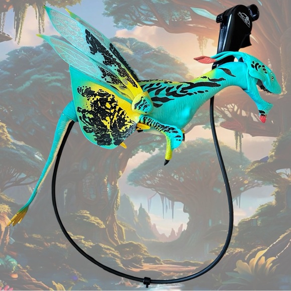 Pandora Avatar ACE Banshee Rookery Green & Yellow Interactive Toy -Without Perch - Picture 1 of 11